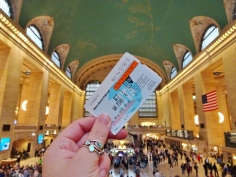 Getting the train from Grand Central Station