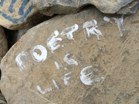 Poetry Cairn, Lakes Alive Festival